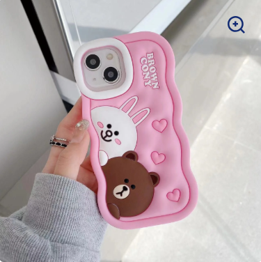 Cute 3D Character Phone Case