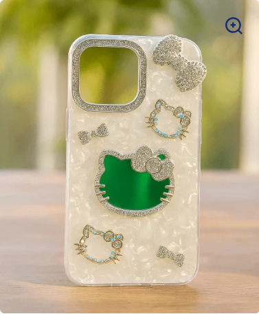 Luxury Bling Kitty Crystal iPhone Case