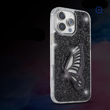 Butterfly Glitter Phone Case