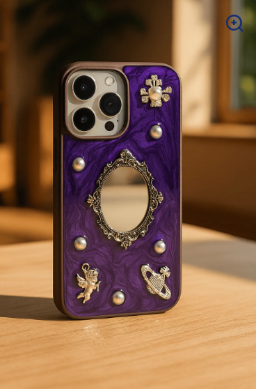 Luxury Retro Mirror iPhone Case