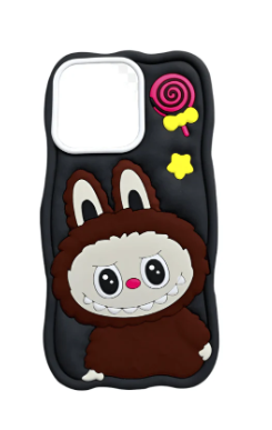 Silicone 3D Design Cartoon iPhone Case