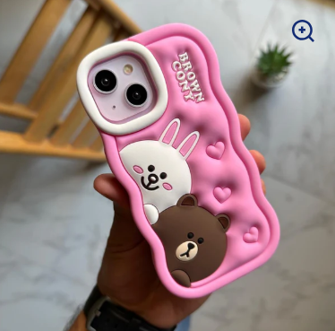 Cute 3D Character Phone Case