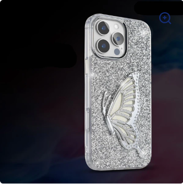 Butterfly Glitter Phone Case